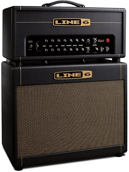 open zoom image for Line 6 DT25 Guitar Amplifier Half Stack with DT25 Head and Cabinet, Left