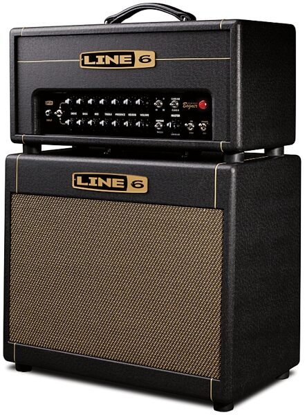 open zoom image for Line 6 DT25 Guitar Amplifier Half Stack with DT25 Head and Cabinet, Right