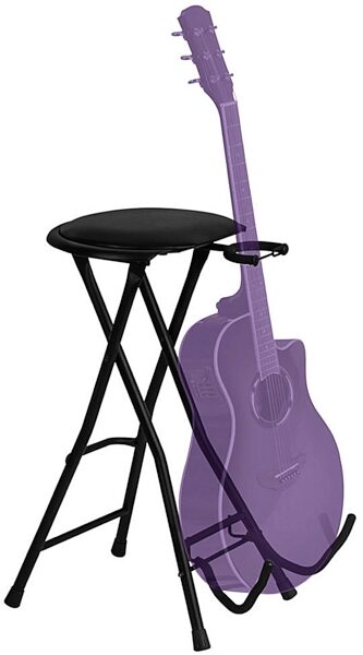 open zoom image for On-Stage DT7500 Guitarist Stool with Footrest, New, Alt