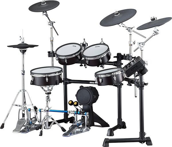 open zoom image for Yamaha DTX8K-M Mesh Electronic Drum Kit, Black Forest, Action Position Back