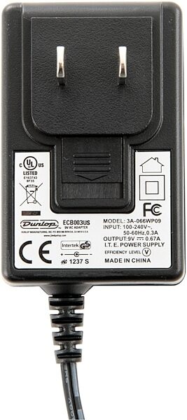 open zoom image for Dunlop ECB-003 9VDC Power Supply, New, Connection