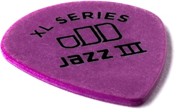 open zoom image for Dunlop 489P1 Tortex Jazz III XL Guitar Picks (12-Pack), 12-Pack, 1.14 millimeter, 498P114, Action Position Back