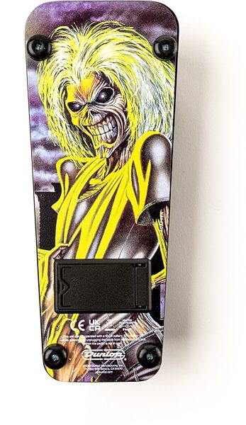 open zoom image for Dunlop IM95K Iron Maiden Killers Crybaby Wah Wah Pedal, New, Action Position Back