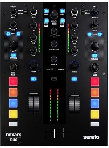 open zoom image for Mixars DUO MKII Professional DJ Mixer for Serato, Main