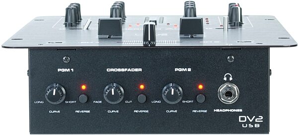 open zoom image for American Audio DV2 USB Digital DJ Mixer, Front