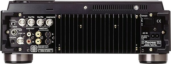 open zoom image for Pioneer DVJX1 Professional DVD Turntable, Back
