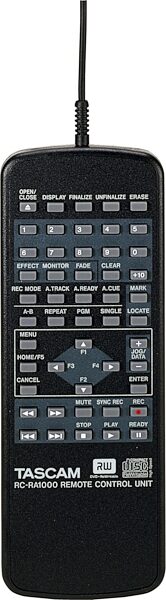 open zoom image for TASCAM DVRA1000 High-Resolution Audio/DSD Master Recorder, Remote