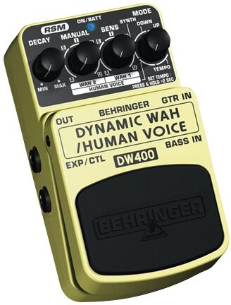 open zoom image for Behringer DW400 Ultimate Dynamic Auto-Wah and Human Voice Effects Pedal, Left