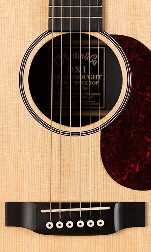 open zoom image for Martin DX1 Dreadnought Acoustic Guitar, Bridge