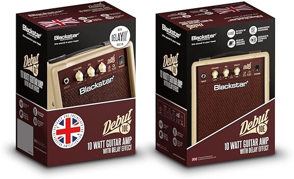 open zoom image for Blackstar Debut 10E Guitar Combo Amplifier (10 Watts, 2x3"), New, Action Position Back