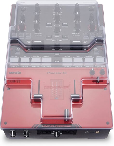 open zoom image for Decksaver Cover for Pioneer DJ DJMS5 DJ Mixer, New, Action Position Back