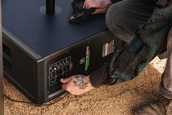 open zoom image for Mackie ThumpSub GO Battery-Powered Subwoofer, Open Box (Very Good), Action Position Back