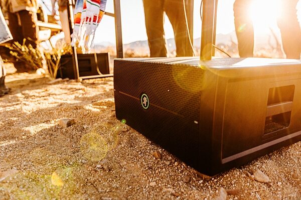open zoom image for Mackie ThumpSub GO Battery-Powered Subwoofer, Open Box (Very Good), Action Position Back