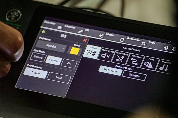 open zoom image for Mackie DLZ Creator XS Compact Adaptive Digital Mixer for Podcasting and Streaming, Open Box (Like New), Action Position Back