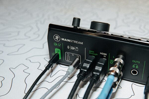 open zoom image for Mackie MainStream Audio Video Capture Interface, New, Action Position Back