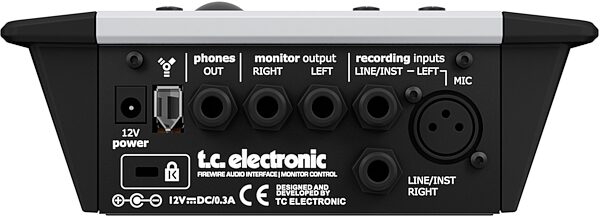 open zoom image for TC Electronic Desktop Konnekt 6 Firewire Audio Interface, Rear