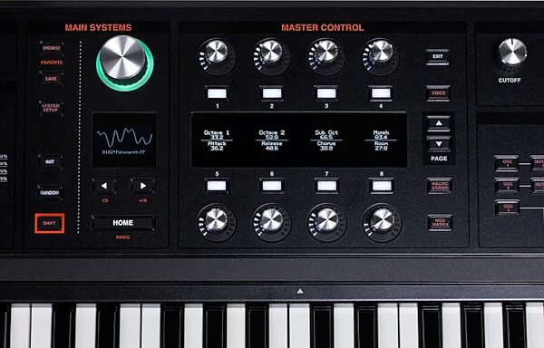 open zoom image for ASM Ashun Sound Machines Hydrasynth Keyboard Synthesizer, 49-Key, New, Detail Center