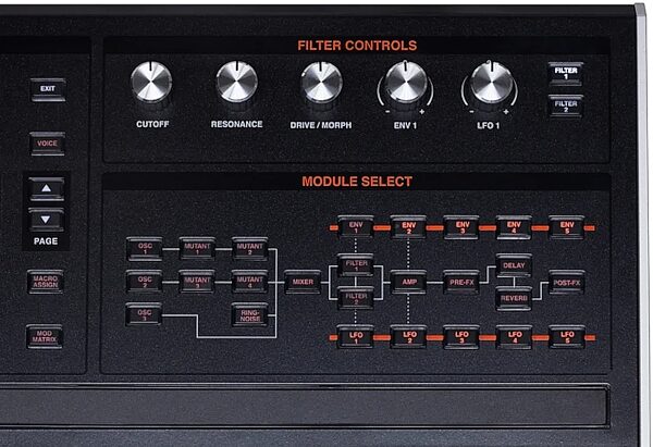 open zoom image for ASM Ashun Sound Machines Hydrasynth Keyboard Synthesizer, 49-Key, New, Detail Right