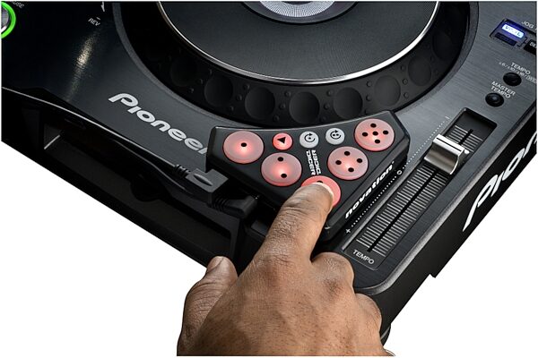 open zoom image for Novation Dicer DJ Hardware Controller, In Use