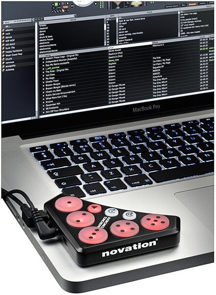 open zoom image for Novation Dicer DJ Hardware Controller, In Use