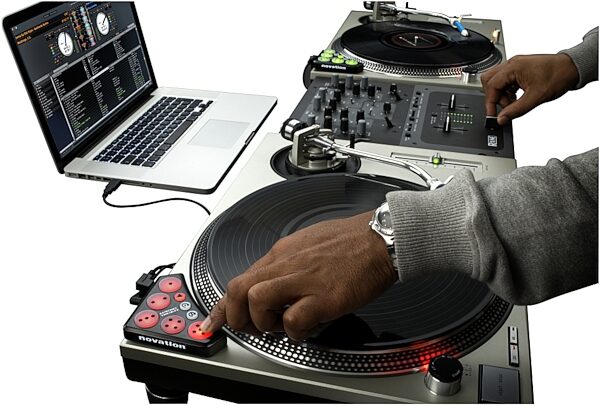 open zoom image for Novation Dicer DJ Hardware Controller, In Use