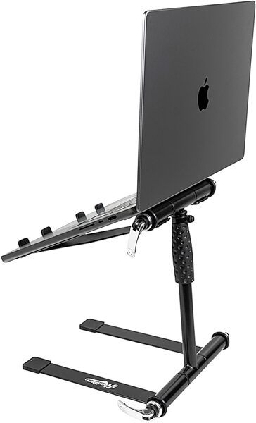 open zoom image for Headliner Digistand Pro Laptop Stand, Black, Open Box (Very Good), Action Position Back