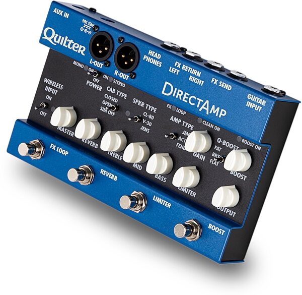open zoom image for Quilter DirectAmp Guitar Interface, New, Action Position Back