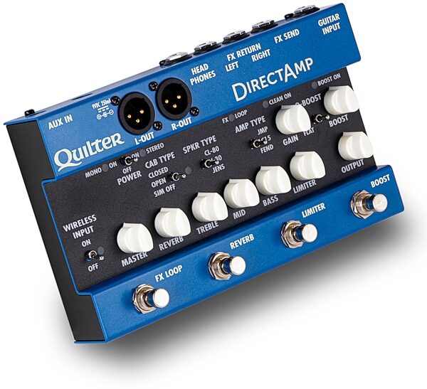 open zoom image for Quilter DirectAmp Guitar Interface, New, Action Position Back