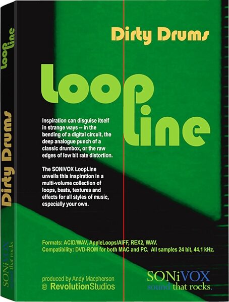 open zoom image for SONiVOX LoopLine Dirty Drums Loop Library, Main