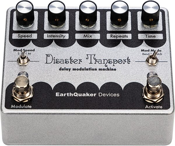 open zoom image for EarthQuaker Devices Disaster Transport Legacy Delay Pedal, New, Action Position Back