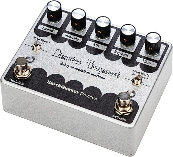 open zoom image for EarthQuaker Devices Disaster Transport Legacy Delay Pedal, New, Action Position Back