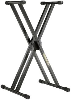 open zoom image for Hercules Stands EZLOK Double-Braced Keyboard Stand, Main