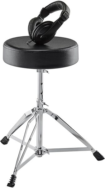 open zoom image for Alesis Drum Essentials Pack: Drum Throne and Headphones, Open Box (Very Good), Action Position Back