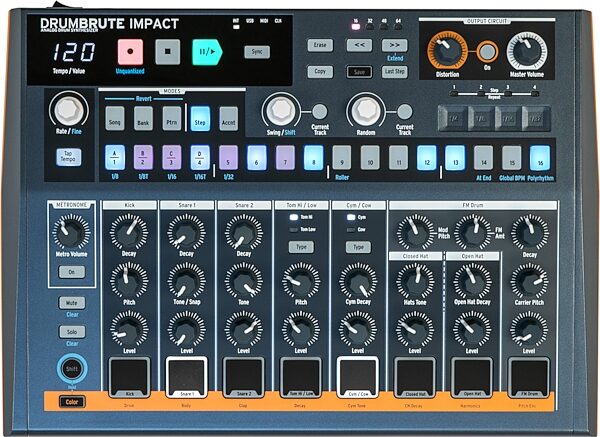 open zoom image for Arturia DrumBrute Impact Drum Machine, New, Action Position Back