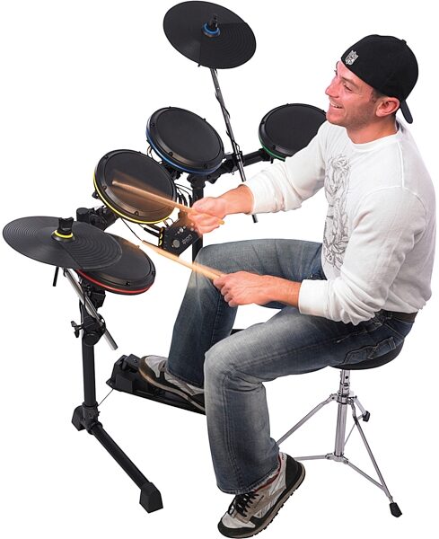 open zoom image for Ion Audio IED07 Drum Rocker Premium Drum Set Controller for Xbox 360, In Action 1