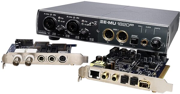 open zoom image for Emu 1820M 24-Bit/192kHz Interface with 2 Preamps (Windows), Main