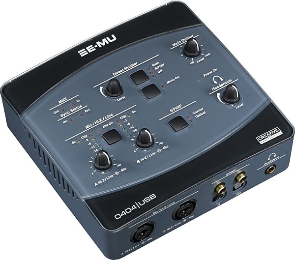 open zoom image for E-MU 0404 USB 2.0 Audio/MIDI Interface, Main