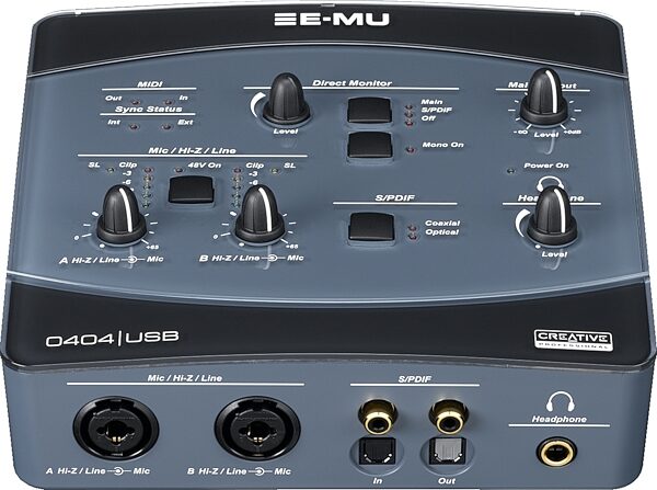 open zoom image for E-MU 0404 USB 2.0 Audio/MIDI Interface, Alternate