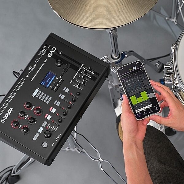 open zoom image for Yamaha EAD50 Advanced Electronic Acoustic Drum Module with DSU50 Stereo Condenser Microphone/Trigger, With 1 DSU50 Microphone/Trigger, Action Position Back