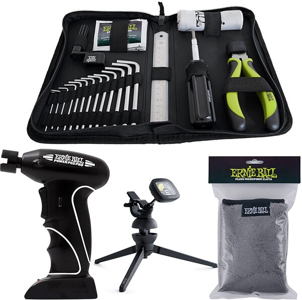 open zoom image for Ernie Ball Complete Guitar Tech Maintenance Kit, Main