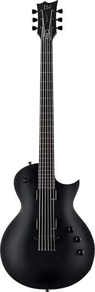 open zoom image for ESP LTD EC-1000 Baritone Electric Guitar, Charcoal Metallic Satin, Action Position Back