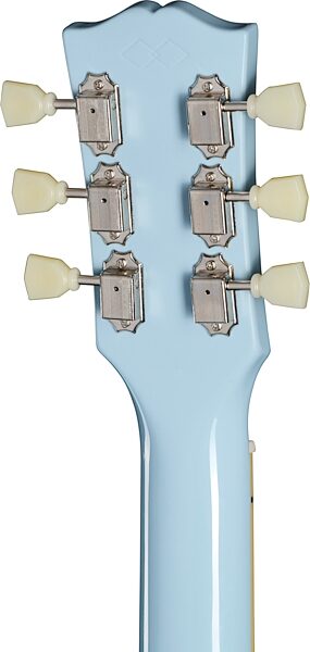open zoom image for Epiphone J-180 LS Acoustic-Electric Guitar (with Case), Frost Blue, Action Position Back