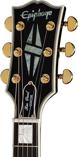 open zoom image for Epiphone Inspired by Gibson Custom Les Paul Custom, Sedona Burst, Action Position Back