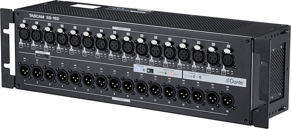 open zoom image for TASCAM SB-16D 16-Input/16-Output Dante Stage Box, New, Action Position Side