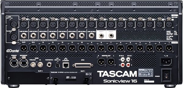 open zoom image for TASCAM Sonicview 16XP Digital Mixer, 32-Channel, Open Box (Very Good), Left