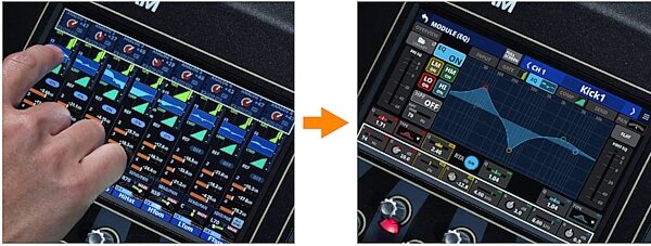 open zoom image for TASCAM Sonicview 16XP Digital Mixer, 32-Channel, Open Box (Very Good), Touchscreen