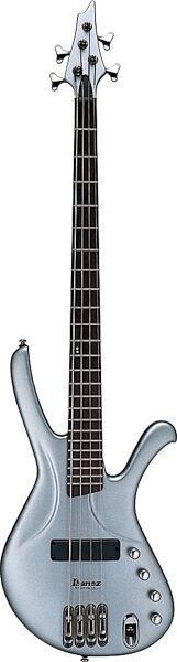 open zoom image for Ibanez EDA900 4-String Bass Guitar (Silver Flat), Main