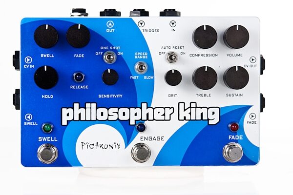 open zoom image for Pigtronix Philosopher King Envelope Generator and Sustainer Pedal, Main