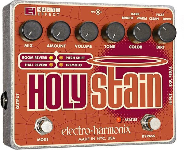 open zoom image for Electro-Harmonix Holy Stain Multi Effect Pedal, Main