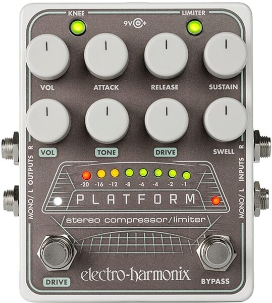 open zoom image for Electro-Harmonix Platform Stereo Compressor Pedal, New, Main